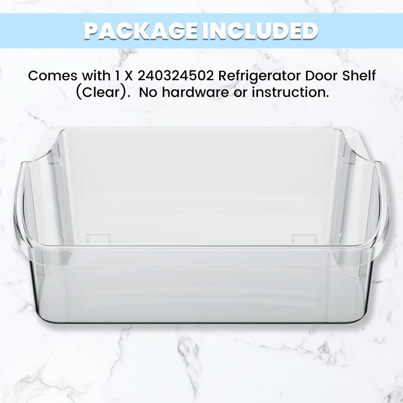 HECASA 240324502 AP2549806 844402 Refrigerator Door Shelf Compatible with Frigidaire