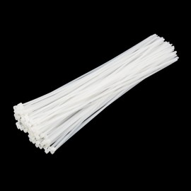 XINGO 20 inch Zip Ties Heavy Duty 50PCS, 50 lbs Strength, UV Resistant Long Nylon Cable Ties,Self-Locking Nylon Zip Ties for Indoor and Outdoor(White)