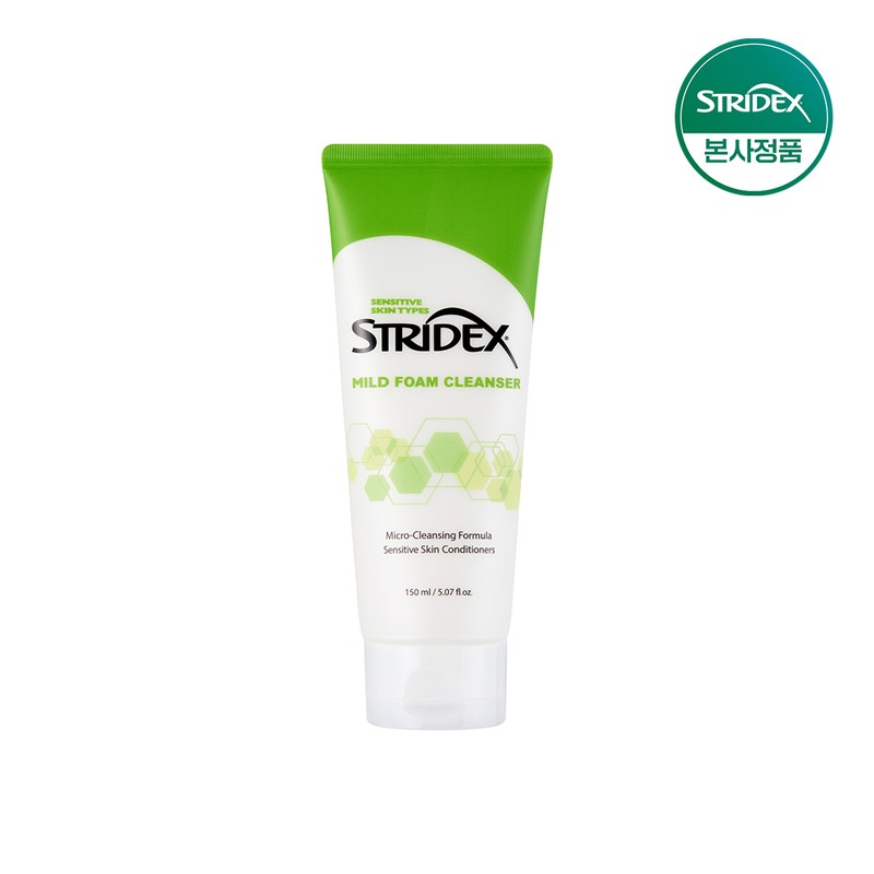 Stridex Cica Hyaluronic Acid Mildly Acidic Hypoallergenic Baja Cleansing Foam