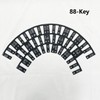 Removable Piano Keyboard Note Labels, Silicone Piano Notes Stickers Guide