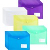 30 Pack Plastic File Folders,A4 Paper Size Waterproof File Envelopes
