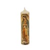 Luz María-Paquete de 12 Mini cirios de "La Virgen de