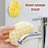Donut Sponge for Dishes,Round Soft Absorbing Efficient Scrub Sponge -