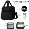 Lonchera Térmica con Doble Compartimento para Hombre Mujer, Bolsa de