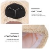 TOYANDONA Hat with Lamb Ears, Funny Headpiece, Sheep Costume, Winter