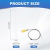 MECCANIXITY 12" K Type Ceramic Kiln Furnace Thermocouple Sensor Probe