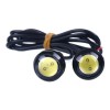 Ojo De Aguila Dual Estrobo Drl Led Auto Moto Lupa