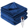 Eydna Electric Heated Blanket Twin Size 62”x84”,Soft with 6 Heating