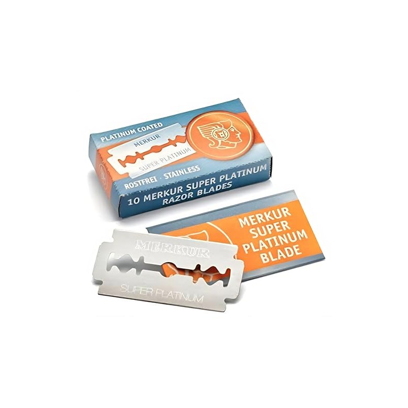 Merkur Super Platinum Razor Blades - Pack of 100