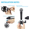 SM58S Mic Shock Mount Holder for SM58S Cardioid Dynamic Vocal