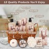 Aqua Elegante- Cestas de spa para mujeres Juego de baño