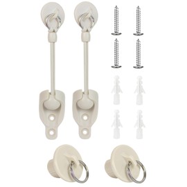 SeprochooSunshade Curtain Replacement Parts, Bungee Jumping kit, Suitable for Coolaroo's External Roller Blinds, and Compatible with Various Outdoor Sunshade Models(1set, Beige)