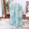 Tuddrom Decorative Extra Soft Faux Fur Throw Blanket,Solid Reversible Fuzzy