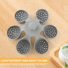 Silicone Egg Boiler Rack Freestanding Egg Boiler Eggs Cooker Hard