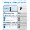 Vandlion Voice Recorder 64GB 1536Kbps Recorder with Noise Reduction Voice