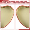 Blulu 18 Pcs Heart Shaped Metal Tins with Lids Valentine's