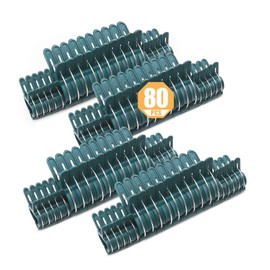 Sago Brothers 80 PCS Plant Clips Garden Clips for Tomato Cage, Tomatoes Clips Plant Support Clips for Bamboo Stakes, Climbing Plants, Vines, Gentle Plant & Flower Trellis Clips for Plant Stalks, Stems