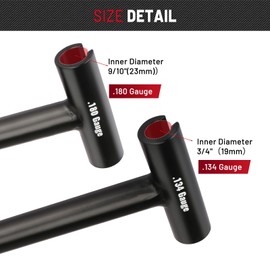 Hinge Adjustment Tool, Heavy Duty Hinge Bender Wrench for .180 Gauge and .134 Gauge 18mm-23mm Commercial Door