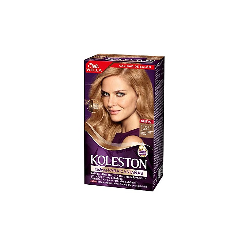 Koleston Tinte Permanente 1281 Rubio Dorado Especial | Crema, Hidratante,