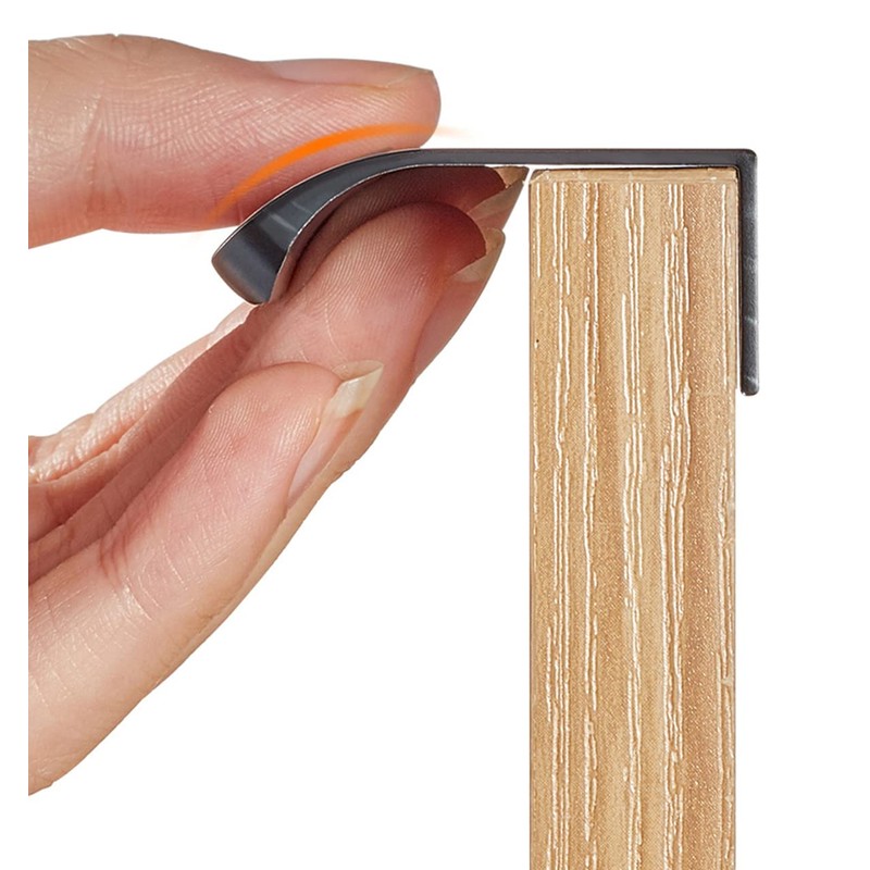 Qrity Pack of 10 164 mm Modern Kitchen Handles Curved