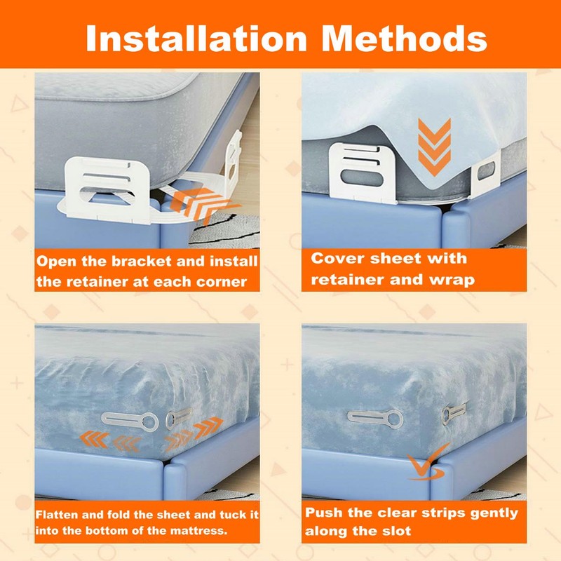 ARAINY Lock Sheet Holder Set, 2025 New Update Heavy Duty