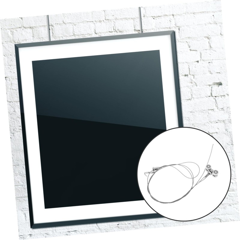 WHAMVOX Adjustable Picture Hanging Wire Kit Metal Picture Hangers Hanging