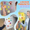 8 Pack Magnetic Clips with Encouraging Phrases - Decorative Fridge