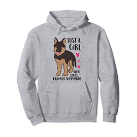 Just A Girl Who Loves German Shepherds Pullover Hoodie