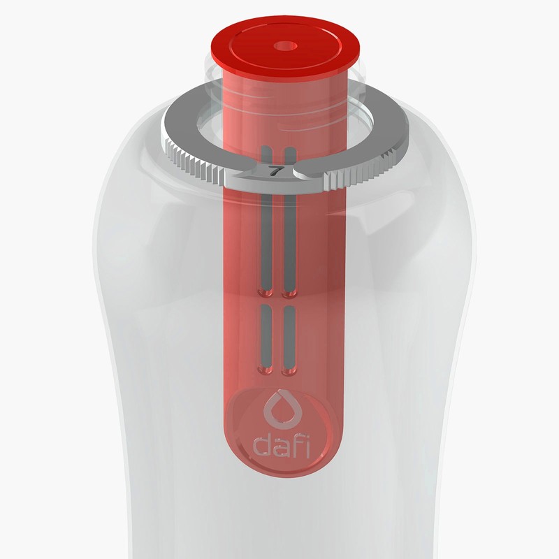 Dafi Filtering Water Bottle, BPA-Free plastic reusable water bottle, replaceable
