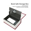 Book Safe Storage Box with Keys Stainless Steel Secret Hidden