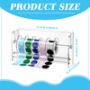 Qilery Adjustable Label Dispenser Acrylic Sticker Dispenser Sticker Roll Holder