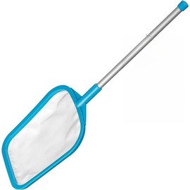 U.S. Pool Supply 11.5 Foot Swimming Pool Leaf Skimmer Net with Telescopic Aluminum Pole, 8 Sections - 6" Deep Ultra Fine Mesh Netting Basket, Remove Finest Debris, Adjustable Length, Clean Spas, Ponds - Size: 17 Inch Standard