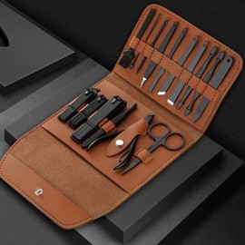 내꺼득템 Nail Clipper and Toenail Clipper Set - Premium Nail Case Homewarming Gift