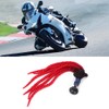 27.6in Motorcycle Helmet Hair Ponytail Braids Detachable Pigtails with Suction