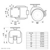 Dörner + Helmer Set of 8 TPE Double Castors with