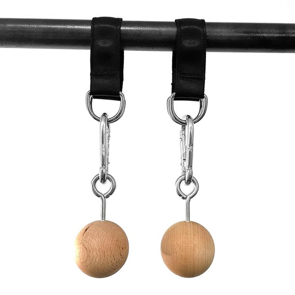 Pull Up Ball Hold Grips, Wooden Pull Up Balls Rock
