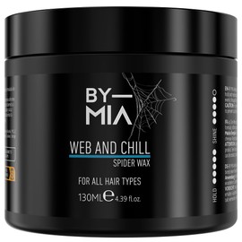 BY MIA Web and Chill Spider Wax 130ml | Hair Styling Wax | For All Hair Types | Moderate Shine | Flexible Hold | For Men & Women Hair Wax | Easily Rinse