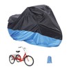 AkiiGer Adult Tricycle Cover Waterproof Outdoor, Bike Covers for 2