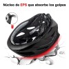PEGGS Casco De Bicicleta De Ciclismo De Montaña Con Luz