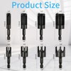 Rocaris 8 Pack Wood Plug Cutter Drill Bit Set, Straight