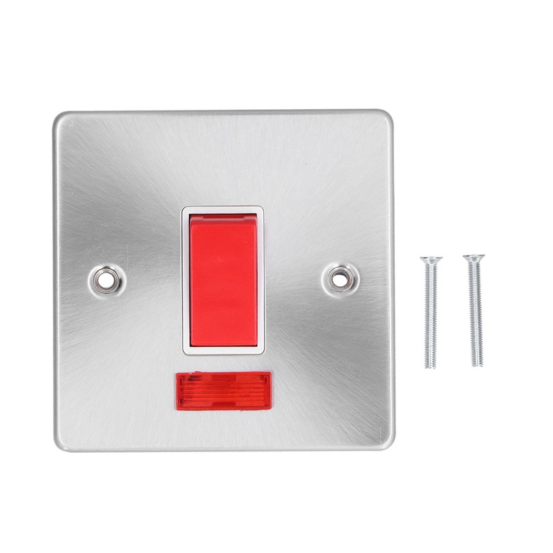 Wall Plate Switch Double Inlet Outlet 45A Air Conditioning Panel