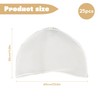 25 Pcs Shoulder Covers for Hanging Clothes 24 x 12