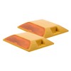 VILLFUL Driveway Safety 2 Pack Reflective Road Markers Plastic Spikes