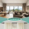 Taoberfuli Extra Long Curtain Rods for Windows 120 to 240