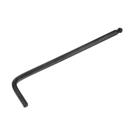 uxcell 3/16" Ball End Hex Key Wrench, L Shaped Long Arm CR-V Repairing Tool, Black