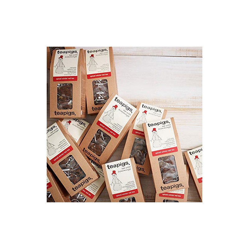 Teapigs Spiced Winter Red Tea, 1.3 oz, 15 Count (Pack