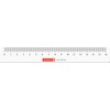 Brunnen Ruler 16 cm Clear Pack of 10