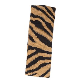 Vaguelly 1pc Vintage Zebra Print Knitted Headband Soft Stretchy Creative Hair Accessory for Everyday Wear Versatile Sports and Fashion Use Durable and Comfortable Design