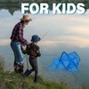 2 Pcs Foldable Fishing Trap Collapsible Hexagon 6 Hole Fishing