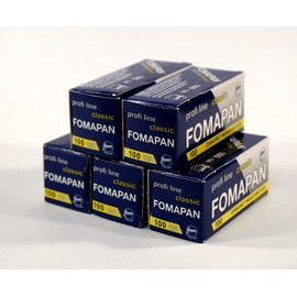 Fomapan 100asa Black and White 120 Roll Film 5 Pack